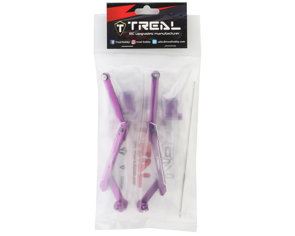 Treal Hobby RBX10 Ryft Aluminum Front Sway Bar Set (Purple