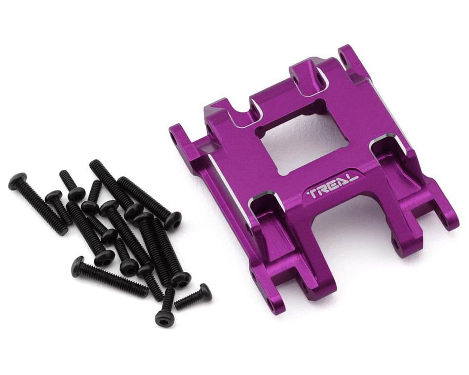 Treal Hobby TRX-4M Aluminum Center Skid Plate (Purple) [TLHTTRX-4M