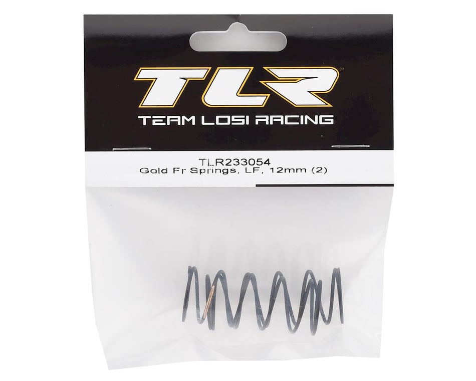 Team Losi Racing Front Springs Gold Low Frequency 12mm 2 TLR233054 Electric 