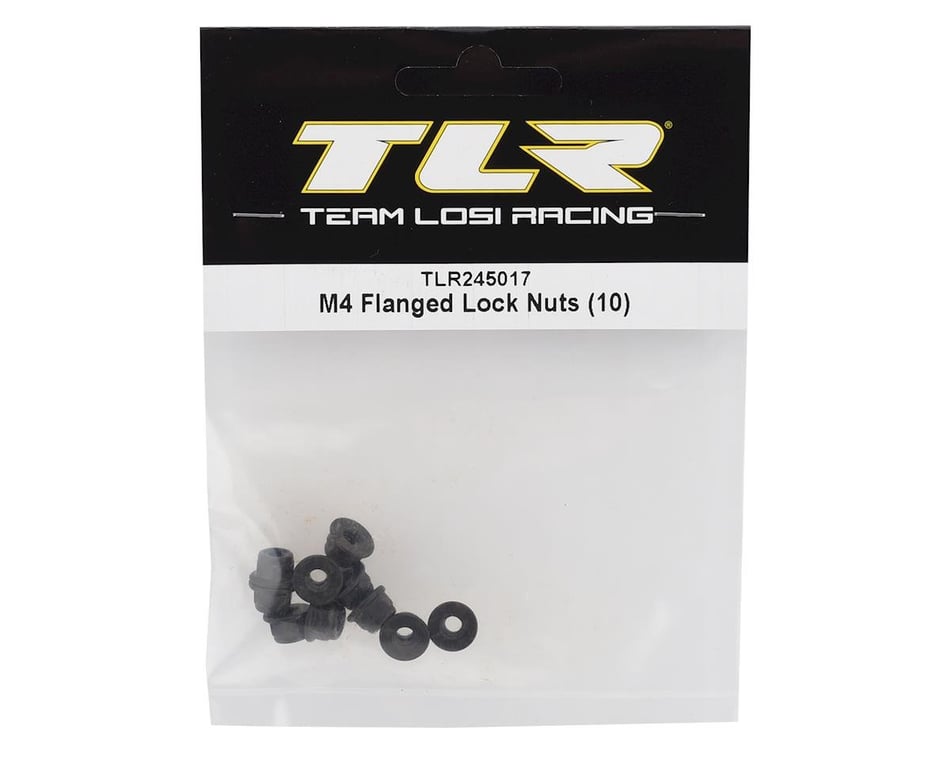 TLR245017 TLR M4 Flanged Lock Nuts 10 