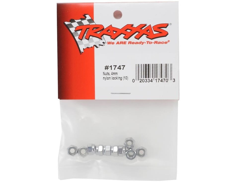 10 Free shipping available Traxxas 1747  4mm Nylon Locking Nuts 