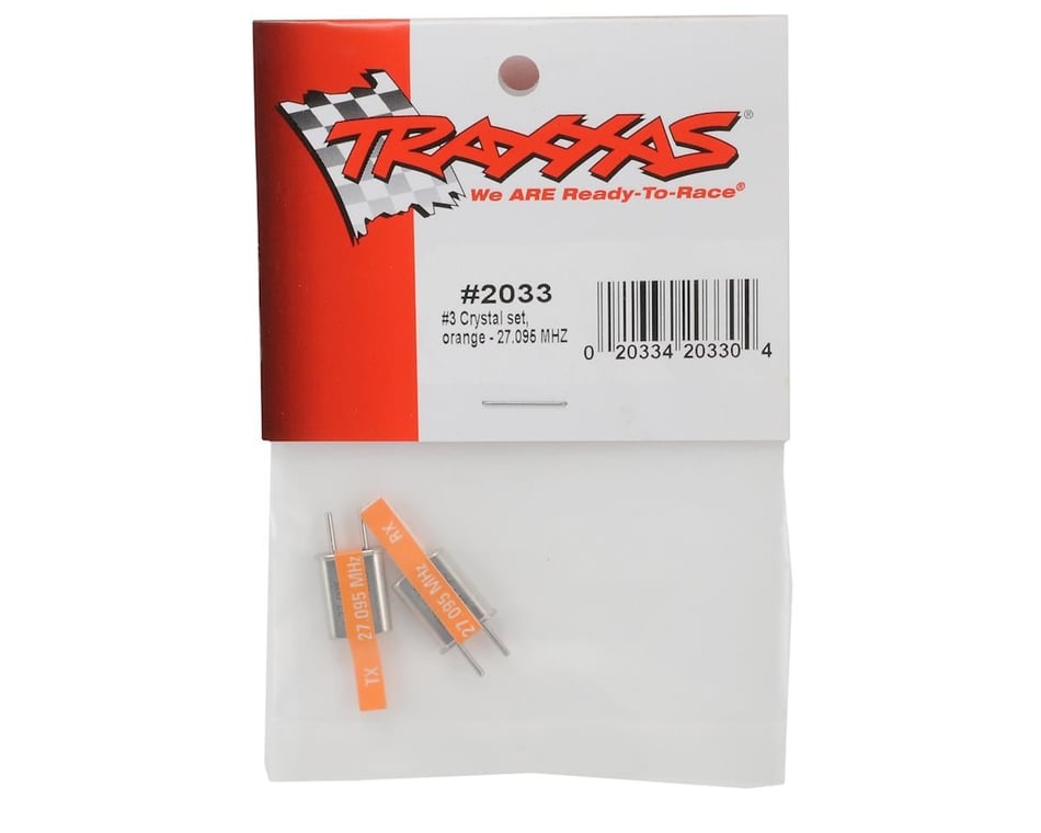 Traxxas Crystal Set (Channel 3/Orange - 27.095) (TX/RX) [TRA2033