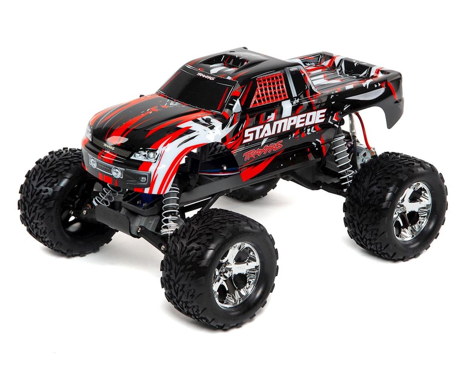 Traxxas Stampede 1/10 RTR Monster Truck (Red) w/XL-5 ESC, TQ 2.4GHz Radio,  Battery & Charger