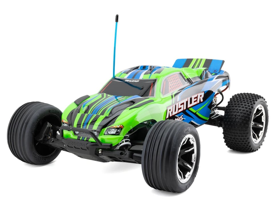 1/10 Scale Traxxas outlets rustler R/C Truck 2wd Titian 12 Turn Brushed Motor