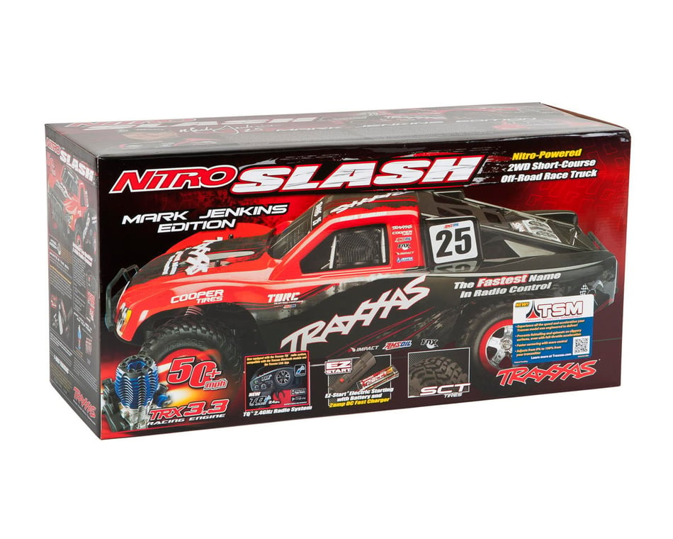 Carro de corrida de controle remoto Traxxas Nitro Slash 1:10