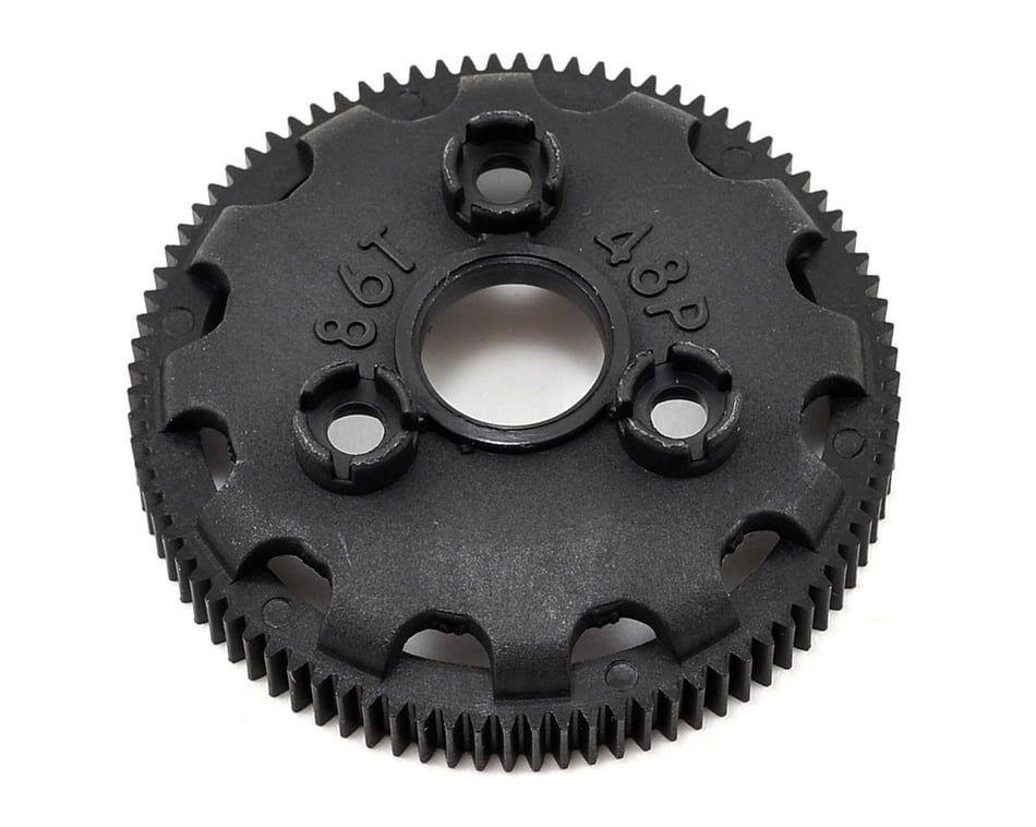 thumbnail image 2 of Steel Spur Gear 72t 76t 83t 86t 90t 48p For Traxxas Slash 2wd LCG Drag 2 of 13