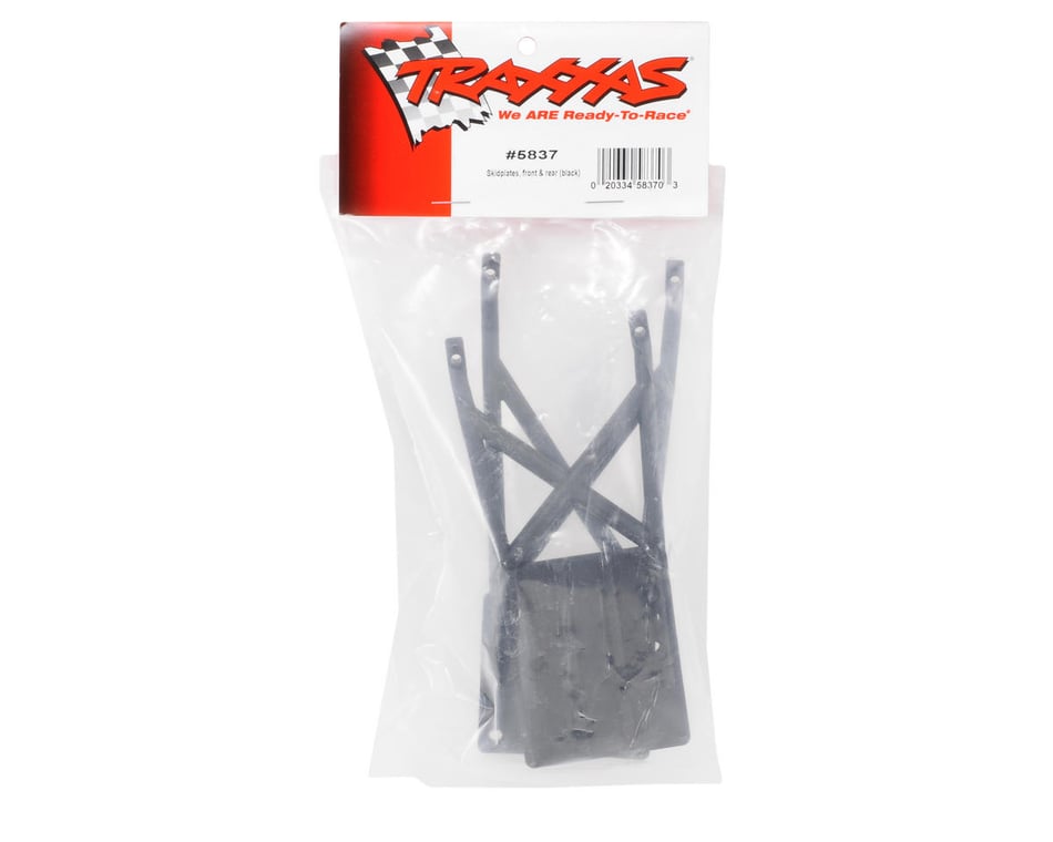 Traxxas Front & Rear Skidplate Set (Black) [TRA5837] - HobbyTown
