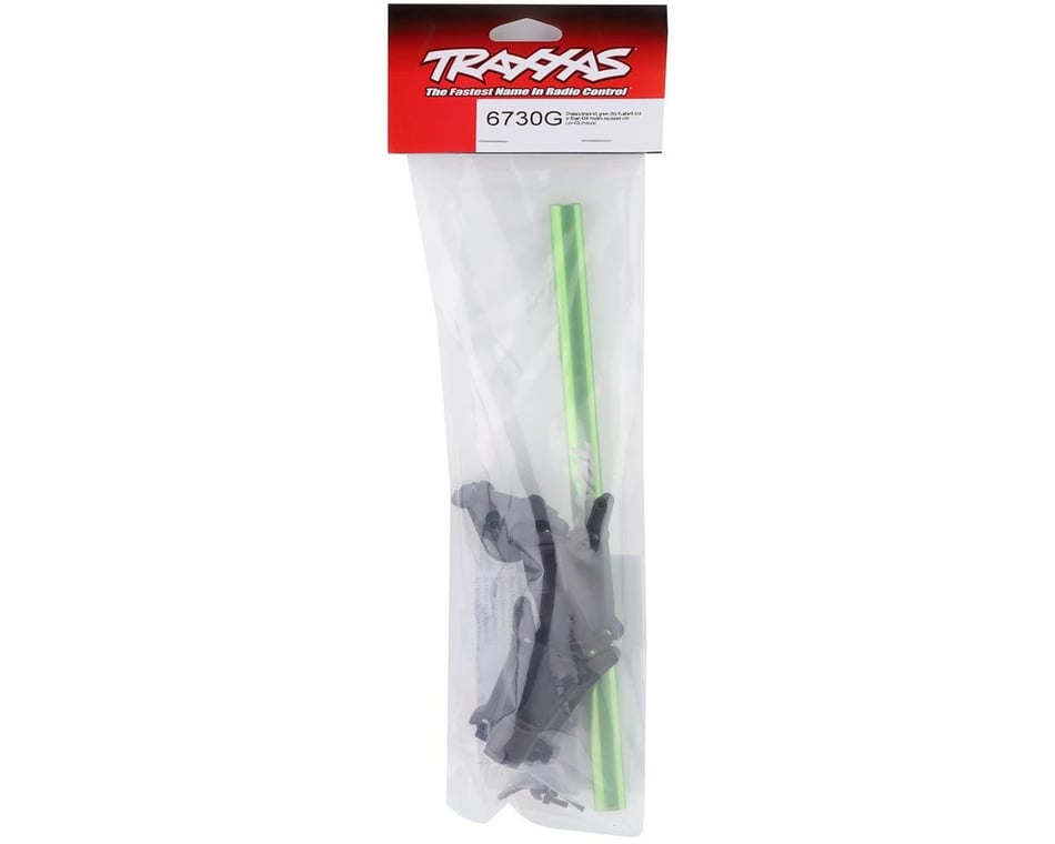 TRAXXAS LCG GREEN CHASSIS BRACE KIT PART# 6730G NEW 4X4 SLASH / RUSTLER 
