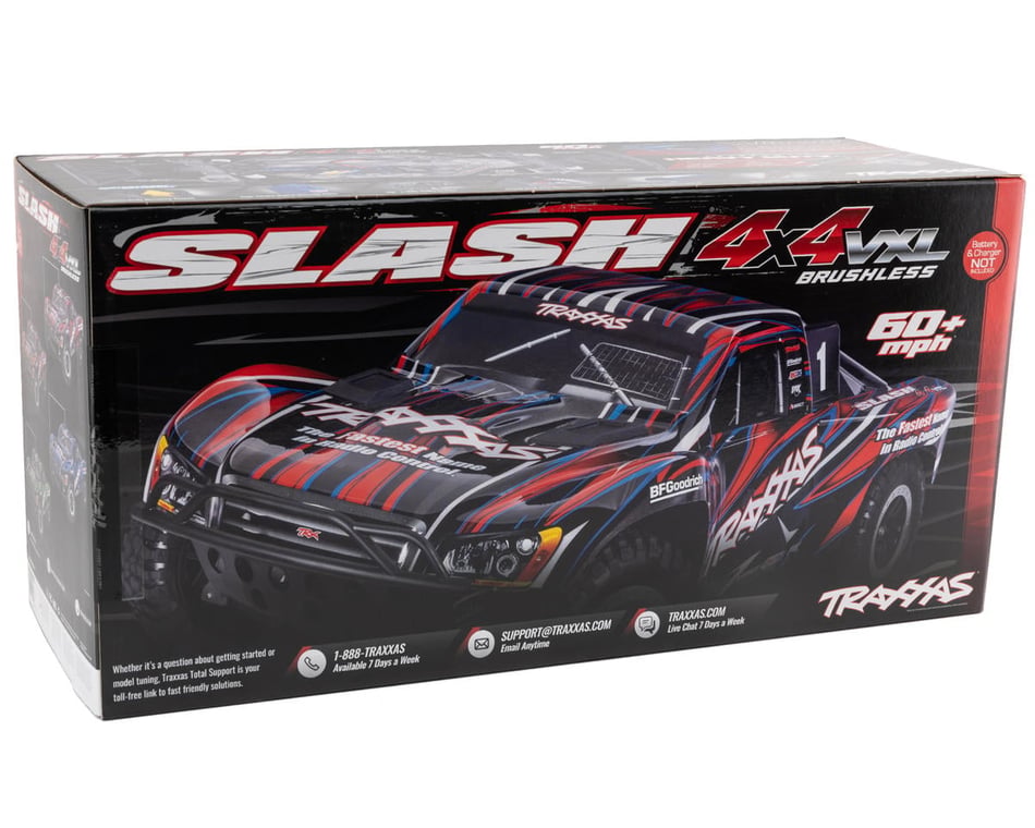 Traxxas Slash VXL 1/10 RTR 4x4 Brushless Short Course Truck (Red