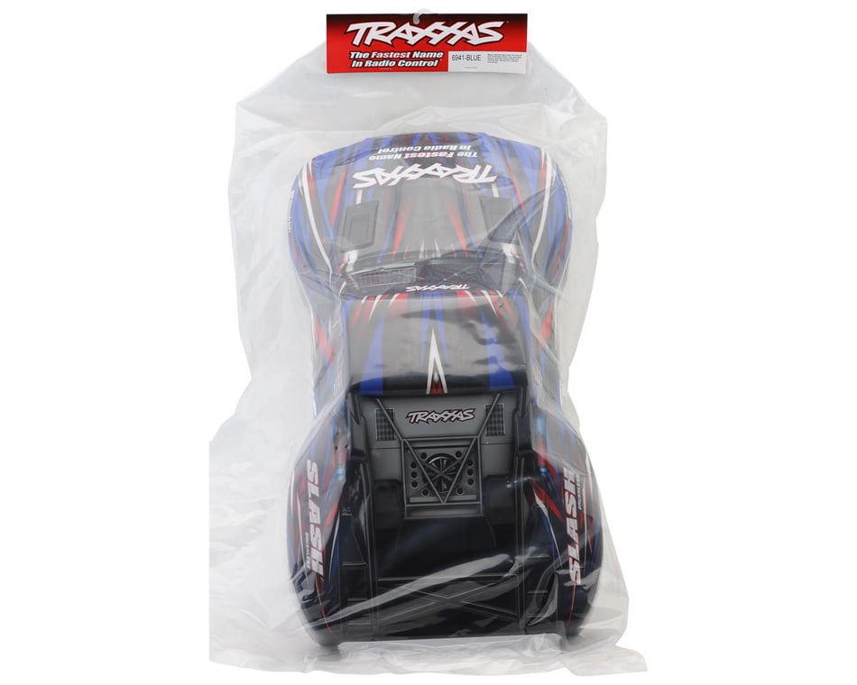 Carrozzeria Trasparente Traxxas 6965 Per Slash 4x4 - Kit Con Mascherine E Decalcomanie - Da Verniciare