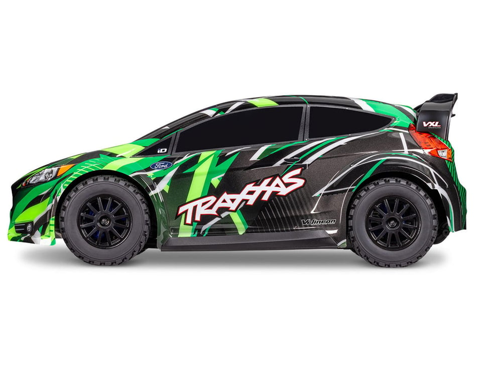 Traxxas Ford Fiesta ST 4x4 VXL Brushless 1/10 RTR AWD Rally Car (Green)  w/TQi 2.4GHz Radio & TSM