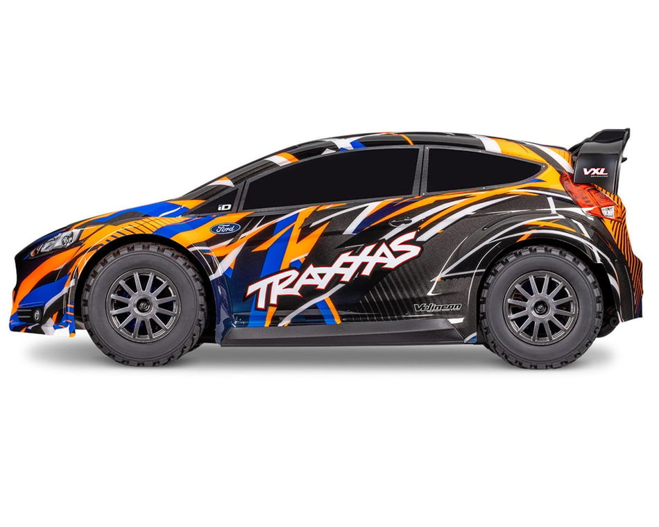 Traxxas Ford Fiesta ST 4x4 VXL Brushless 1/10 RTR AWD Rally Car (Orange)  w/TQi 2.4GHz Radio & TSM