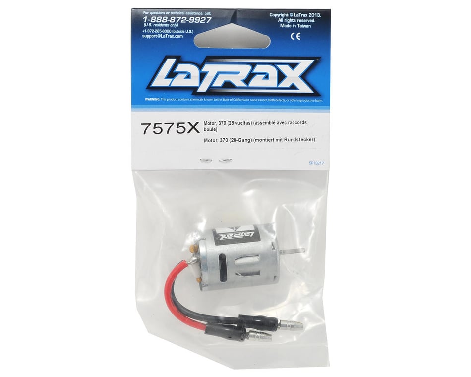 TRA7575X for LaTrax 370 Motor w/Bullet Connectors 