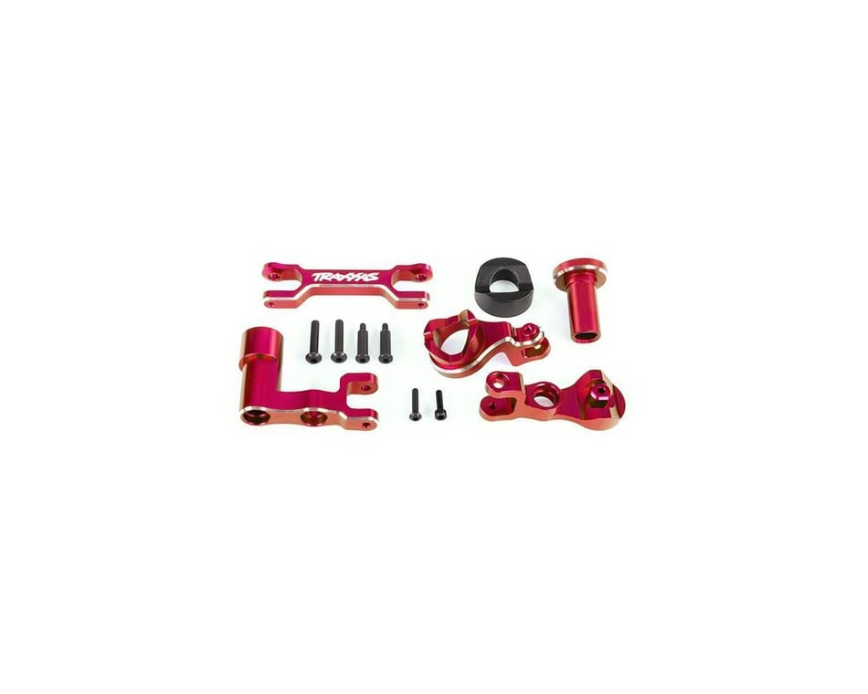 Traxxas XRT® Aluminum Steering Bellcrank Set (Red) [TRA7843-RED
