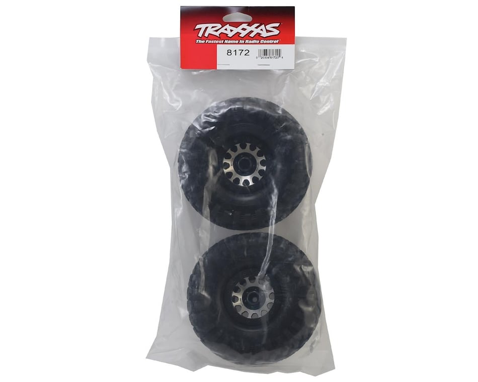 Pneumatico Traxxas Canyon Trail 2.2'' Su Cerchio Method 105 – Nero Chrome – Per Modellismo RC - 3