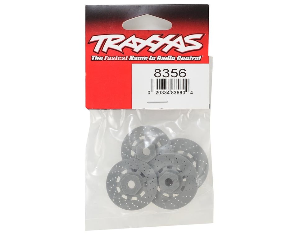 4 hex TRAXXAS 8356: Wheel hubs disc brake rotors TRAXXAS
