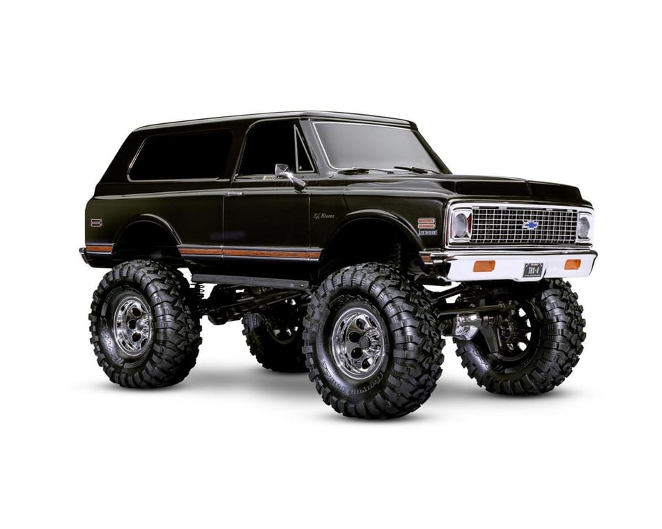 Traxxas TRX-4 1/10 High Trail Edition RC Crawler w/'72 Chevy K5 Blazer Body  (Black) & TQi 2.4GHz Radio