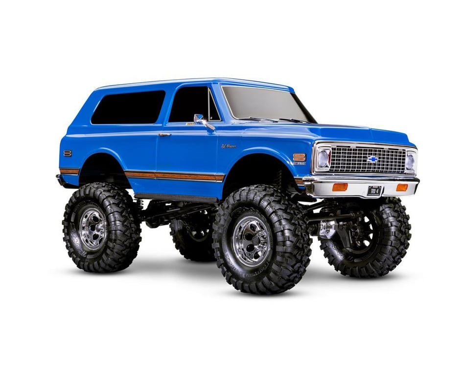 Traxxas TRX-4 1/10 High Trail Edition RC Crawler w/'72 Chevy K5 Blazer Body  (Blue) & TQi 2.4GHz Radio