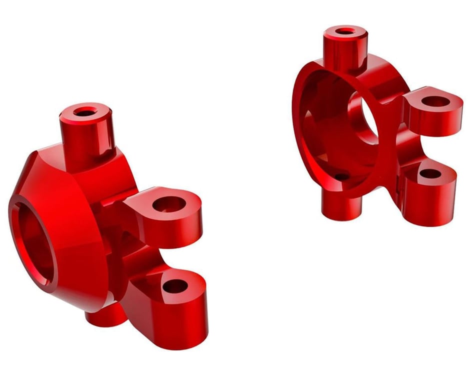Traxxas TRX-4M Aluminum Steering Blocks (Red) (2) [TRA9737-RED