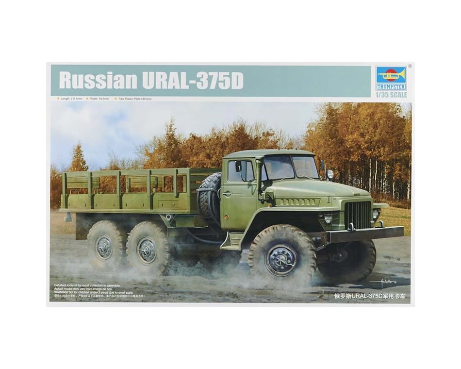 Trumpeter Scale Models 1027 1/35 Russian URAL-375D Truck [TSM1027