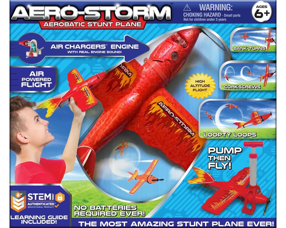 Top Secret Toys Aero Storm Air Powered Stunt Airplane [TSZ1059] - HobbyTown