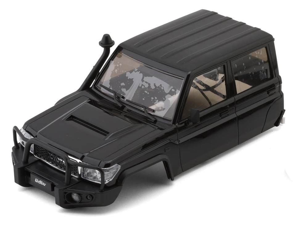 UDI RC UCX18 Pro Toyota Land Cruiser 1/18 Pre-Painted Cab (Black