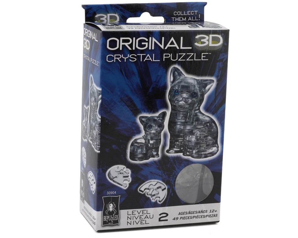 University Games Corp Cat Kitten 3D Crystal Puzzle Black UNVBEP30904 HobbyTown