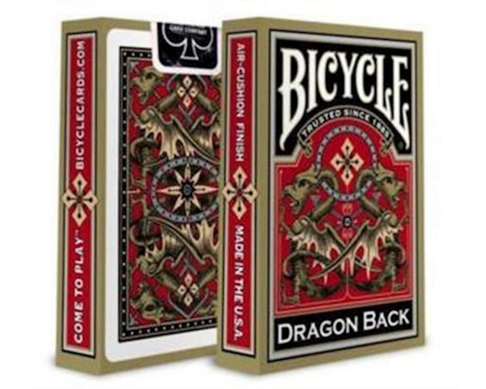 Bicycle blue dragon discount back playing cards