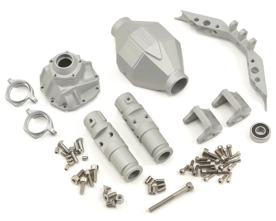Vanquish Products SCX10 Front Currie F9 Axle (Silver) [VPS07831