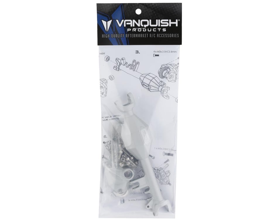 Vanquish Products VS4-10 Currie F9 Front Axle (Silver) [VPS08394