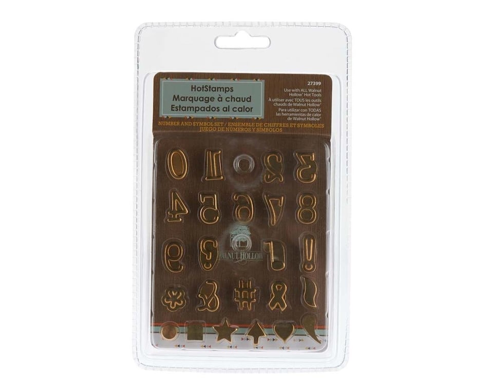 Walnut Hollow Farms 27399 Hotstamps Number and Symbol Set [WHF27399] -  HobbyTown
