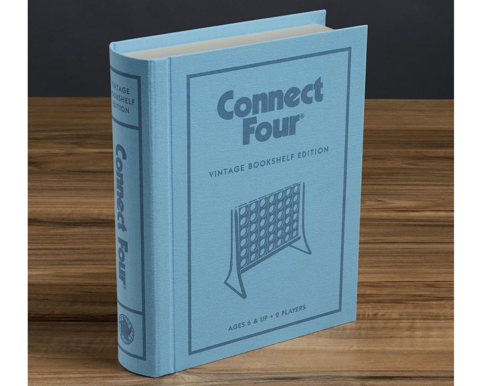 WS Games Company Connect 4 Vintage Bookshelf Edition [WSC43417