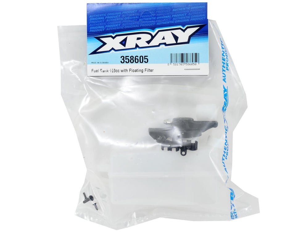 XRA358605 XRAY XB8 Fuel Tank 123cc With Floating Filter 