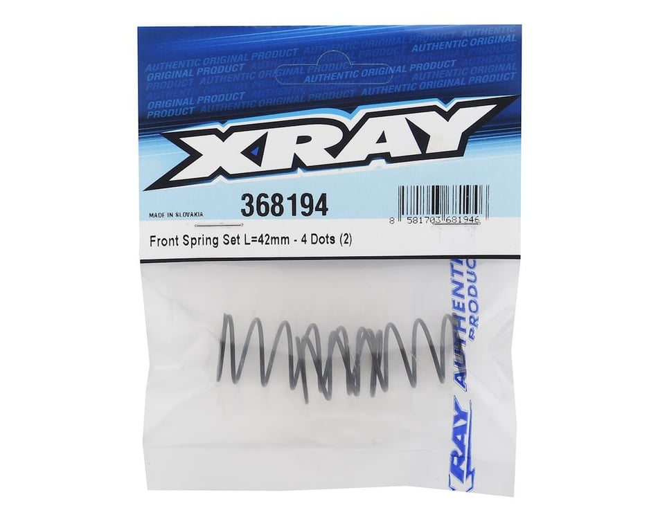 Xray 368194 Front Spring Set L=42mm - 4 Dots (2)