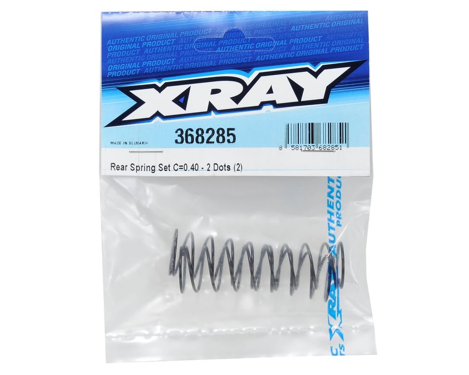 XRAY Rear Shock Spring Set (C=0.40/2 Dots) (2) [XRA368285] - HobbyTown