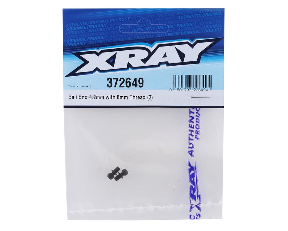 XRAY 4.2mm Ball End w/4mm Thread (2) [XRA372649] - HobbyTown