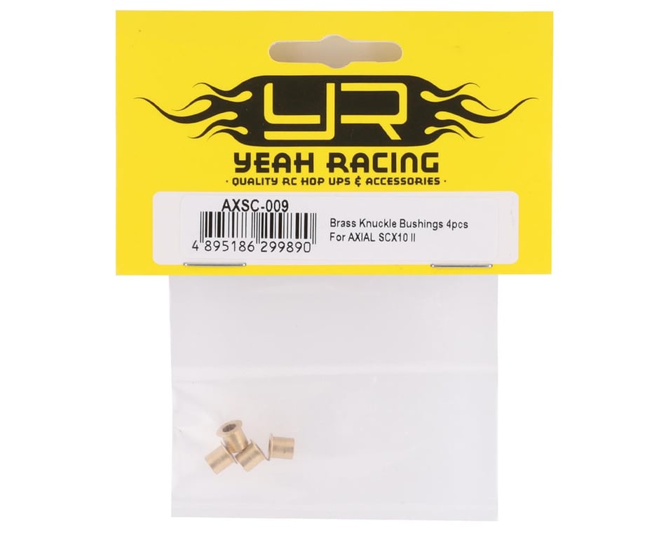 ペテンシーフシギバース パーツ販売 Yeah Racing Axial SCX10 II Brass Knuckle Bushings (4) [YEA-AXSC