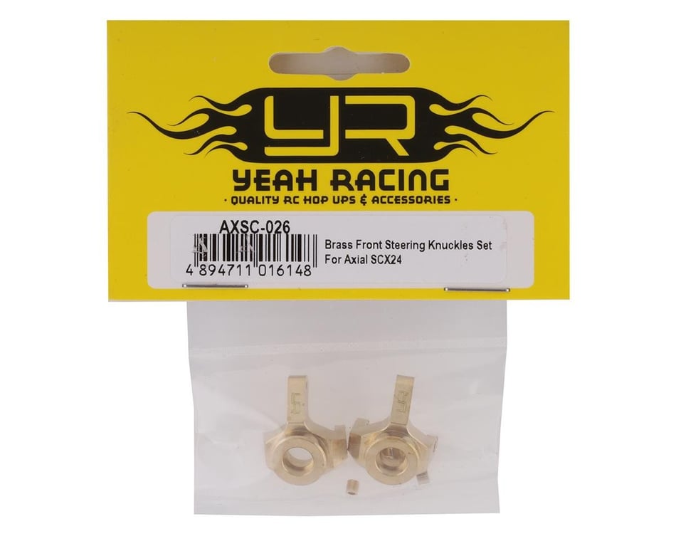 Axial SCX24 Yeah Racing AXSC-026 Brass Front Steering Knuckles Set 