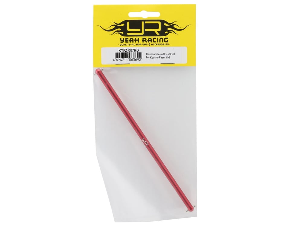 Yeah Racing Kyosho Fazer MK2 Aluminum Center Driveshaft (Red) [YEA
