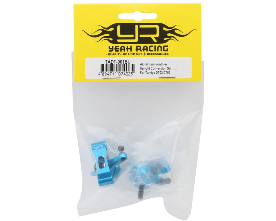 Yeah Racing Tamiya DT02/DT03 Aluminum Front Hex Upright Conversion