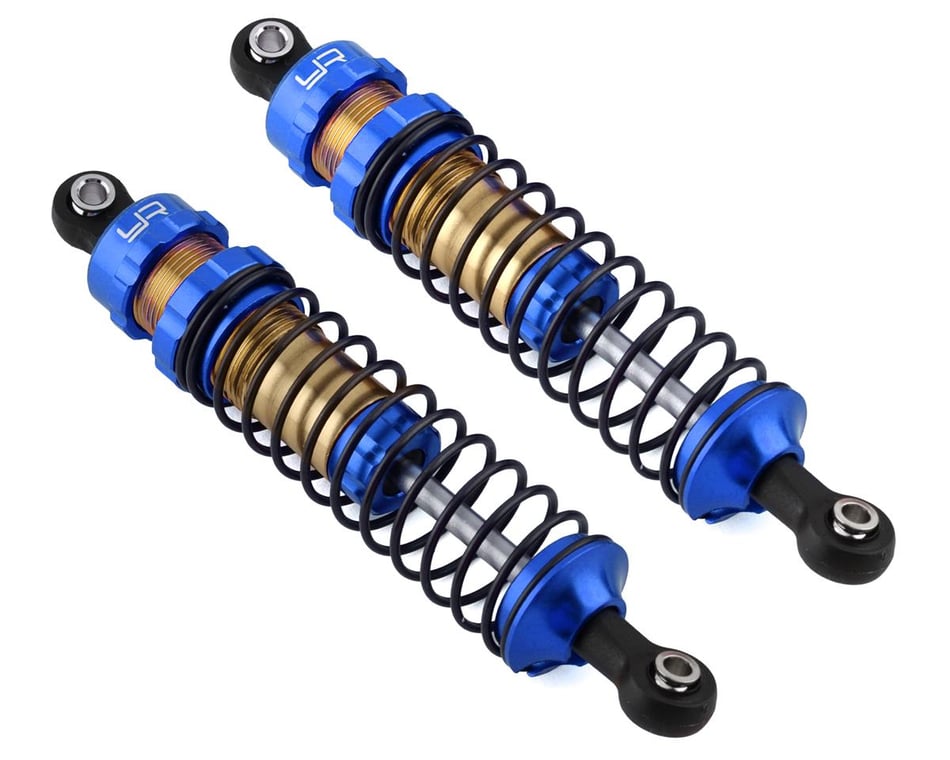 shoya　904545 Yeah Racing 90mm Aluminum TR-XB Big Bore Shocks (Blue) (2) [YEA