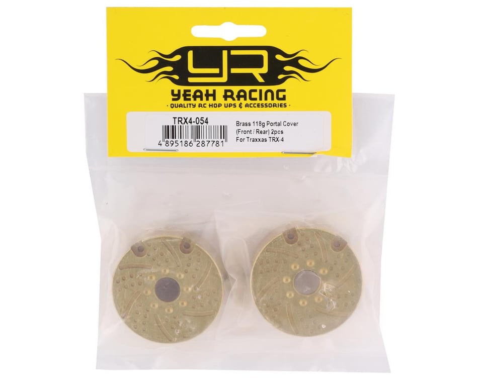 Yeah Racing Brass Outer Portal Drive Housing for Traxxas TRX-4 (2