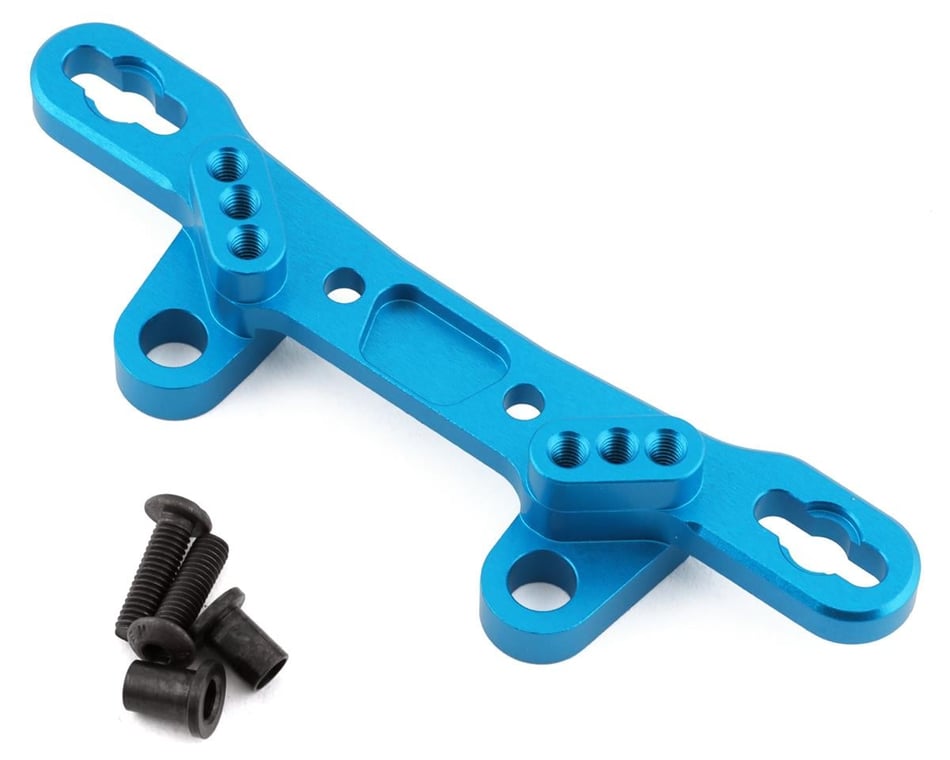 Yeah Racing Tamiya TT-02 Aluminum Front/Rear Shock Tower (Blue