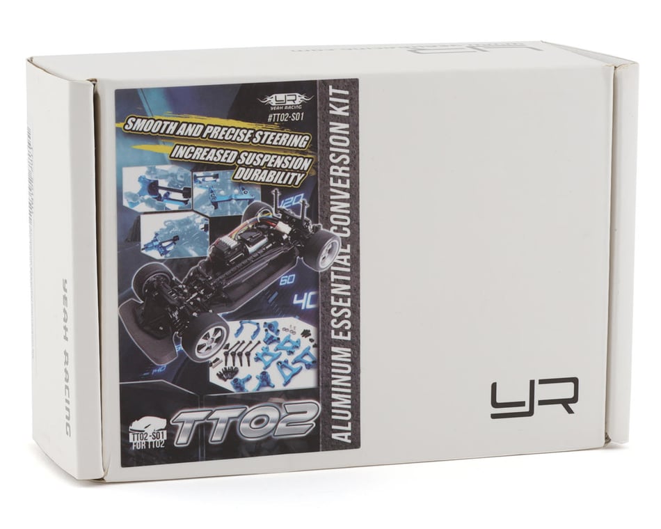 Yeah Racing Tamiya TT-02 Aluminum Essential Upgrade Set (Blue