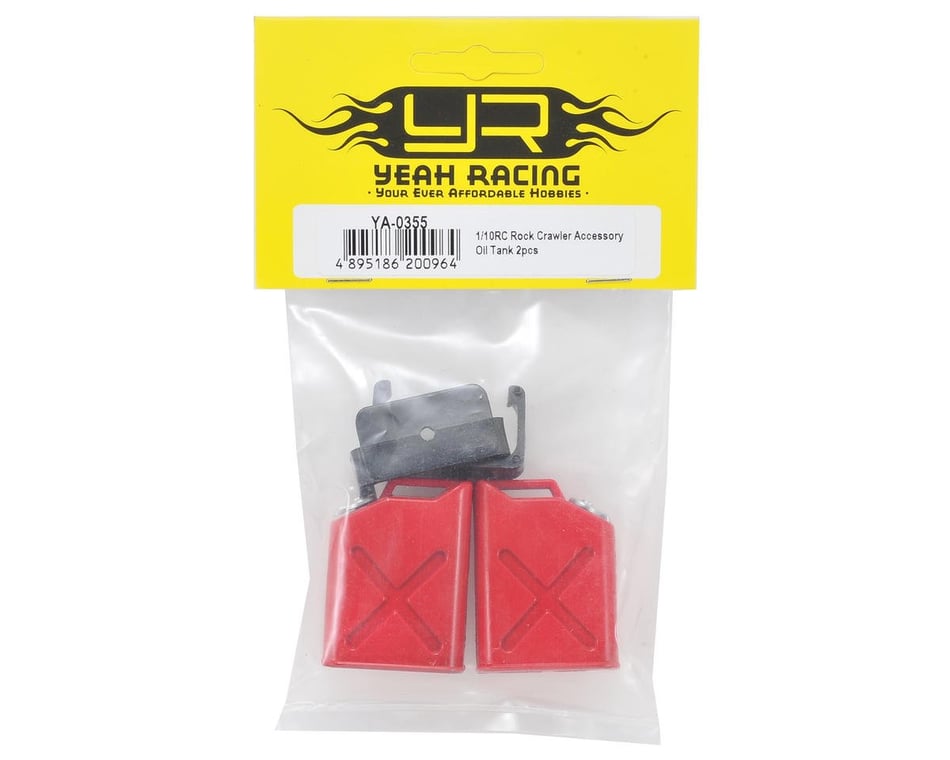 Details about   RC 1/10 Scale 2 Pack Red Jerry Can Tanks Rock Crawler Garage Miniature Accessory