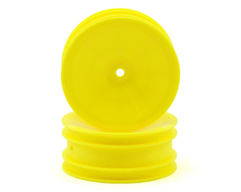 moko ② Yokomo 12mm Hex 2WD Front Buggy Wheels (Yellow) (2) (YZ-2/B-MAX2