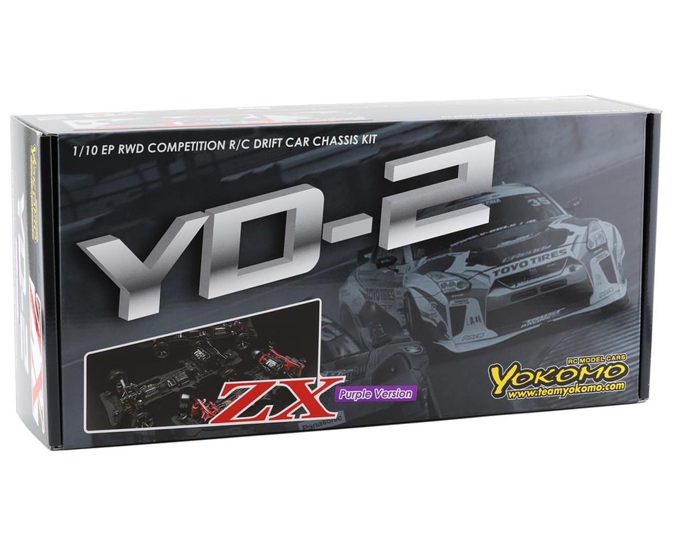 Yokomo YD-2ZX 1/10 2WD RWD Drift Car Kit (Purple)