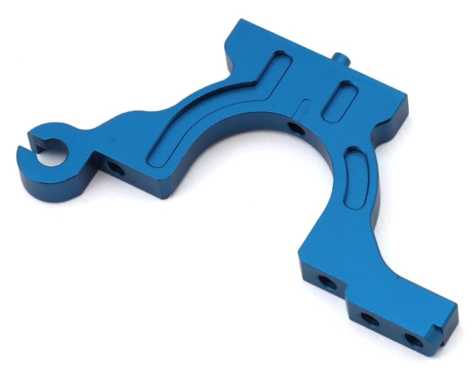 Yokomo Aluminum Lower Bulkhead (Blue) (Front Right/Rear Left) (RS1