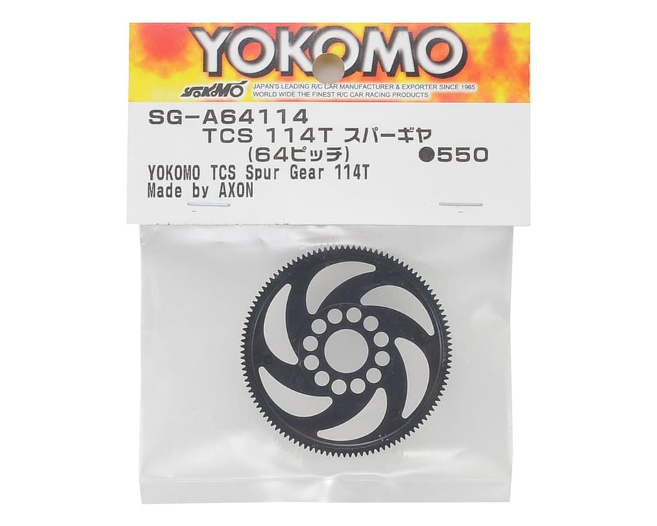 Yokomo BD8/BD9 AXON 64 Pitch Spur Gear (114T) [YOKSG-A64114