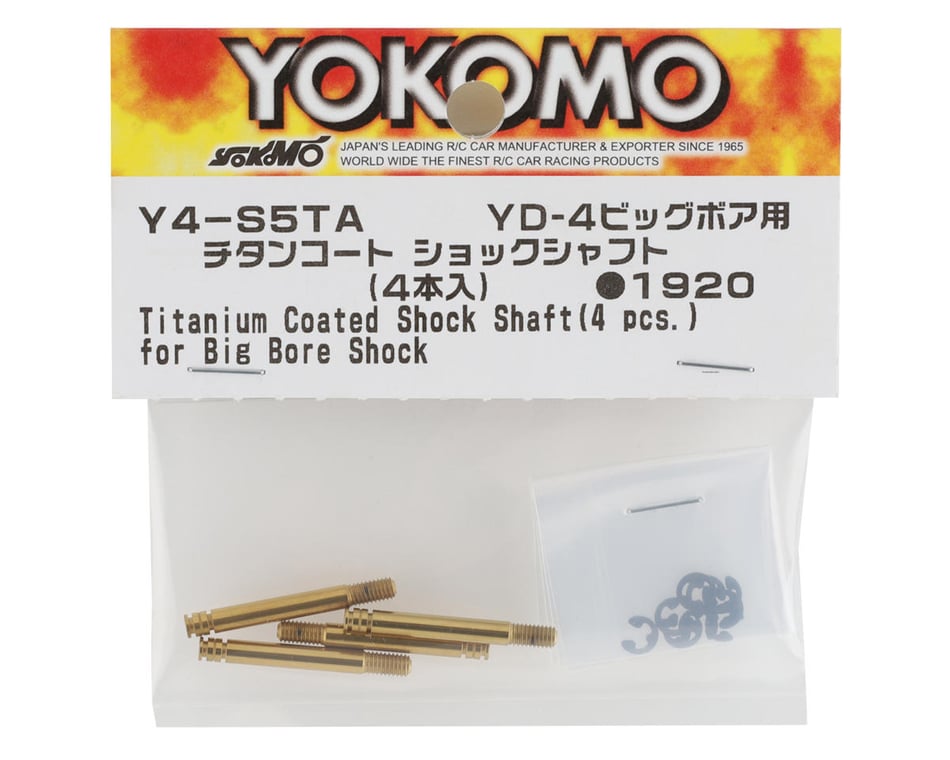 Yokomo YD-4 Titanium Coated Shock Shaft (4) [YOKY4-S5TA] - HobbyTown